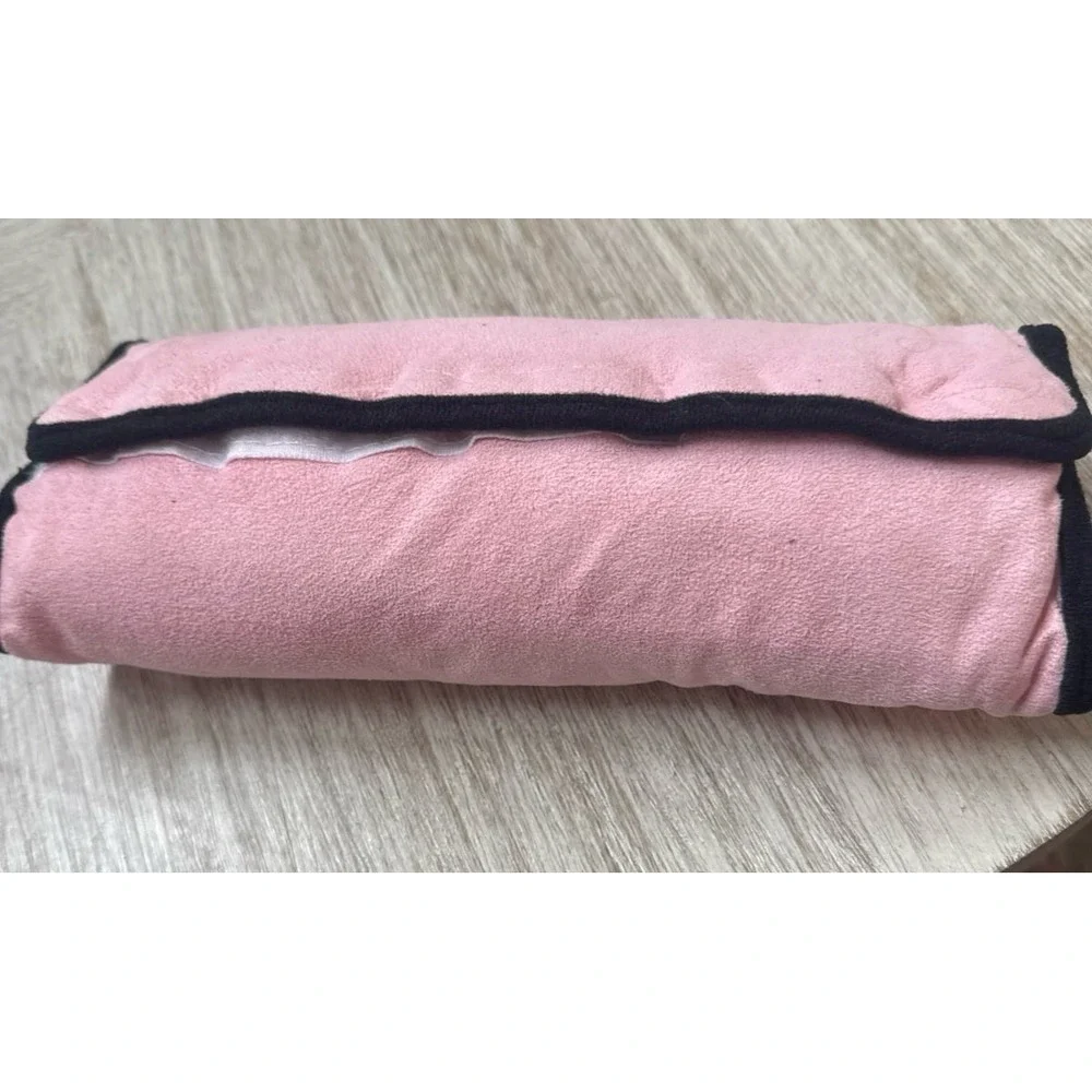 Jcsportline Kids Pink‎ Soft Fleece Seatbelt Pillow Cushion Shoulder Cover Car